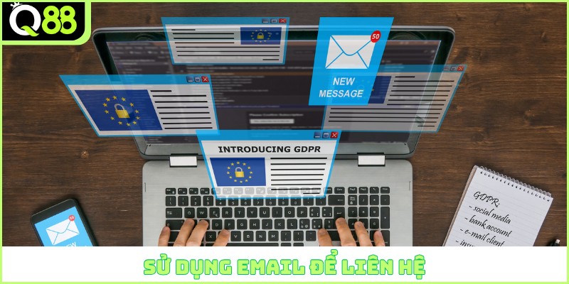 Sử dụng email để liên hệ